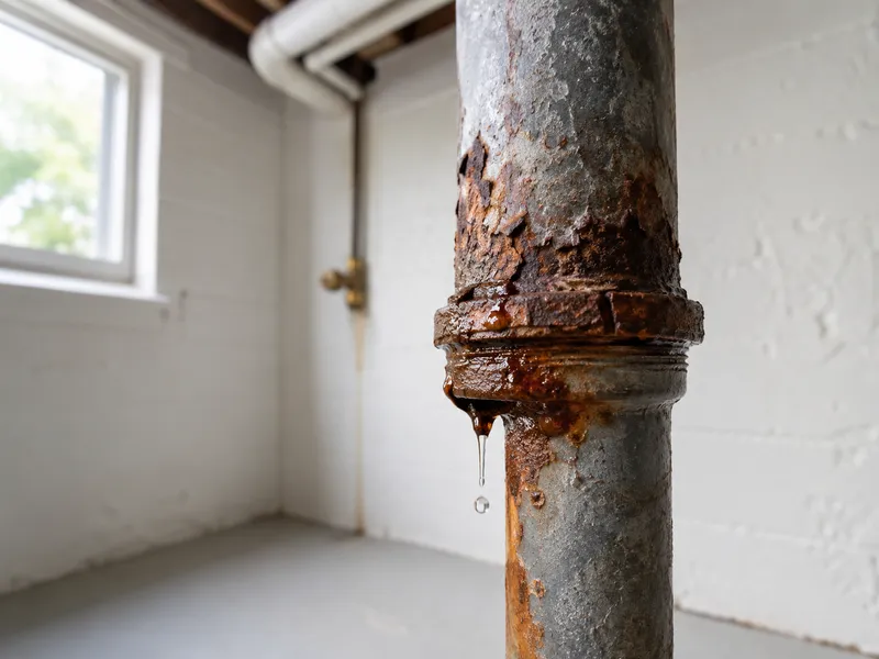 Old galvanized pipes