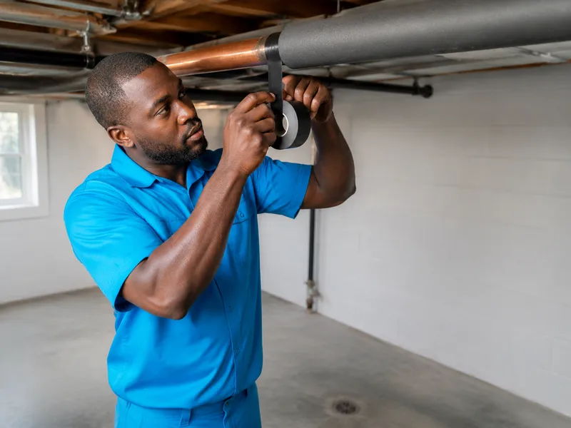 ArmaFlex (elastomeric foam) insulation