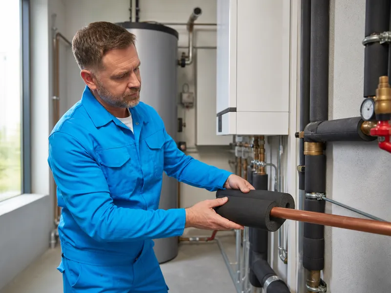 Rubber pipe insulation