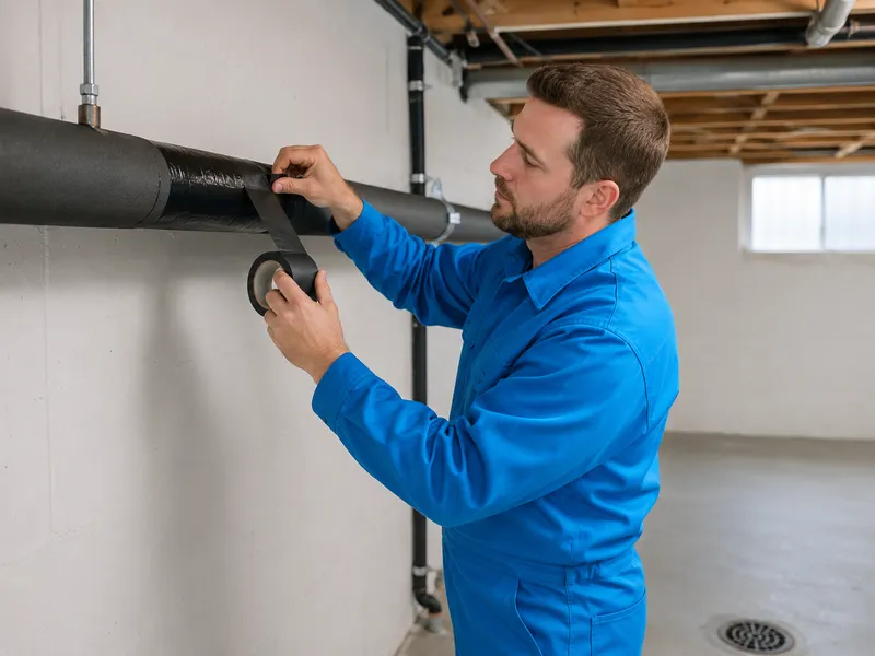 Cold water pipe insulation