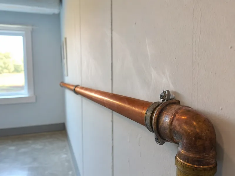 Heat loss from hot water pipes