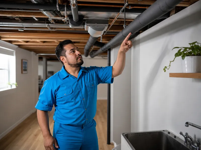 Basement cold water lines — Park Slope brownstone