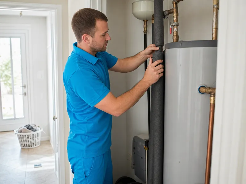 Hot water lines — Bronx row house