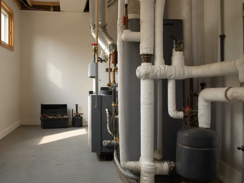 Boiler pipes — Staten Island home