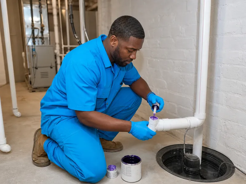 Drain and vent pipe installation