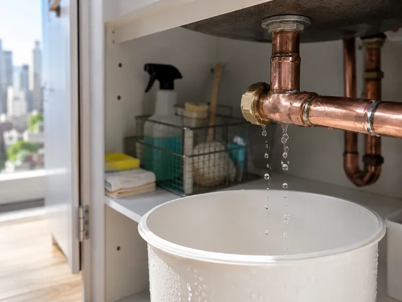 Leaking pipe joints