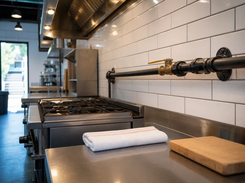Brooklyn restaurant, gas line