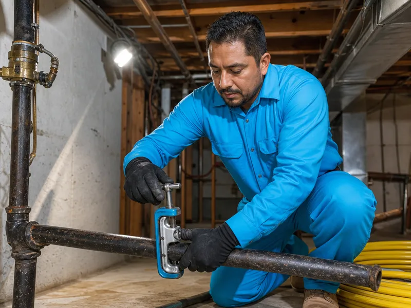 Gas line replacement