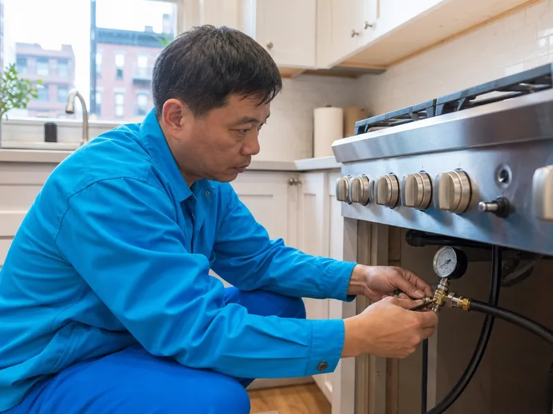 Gas pressure testing