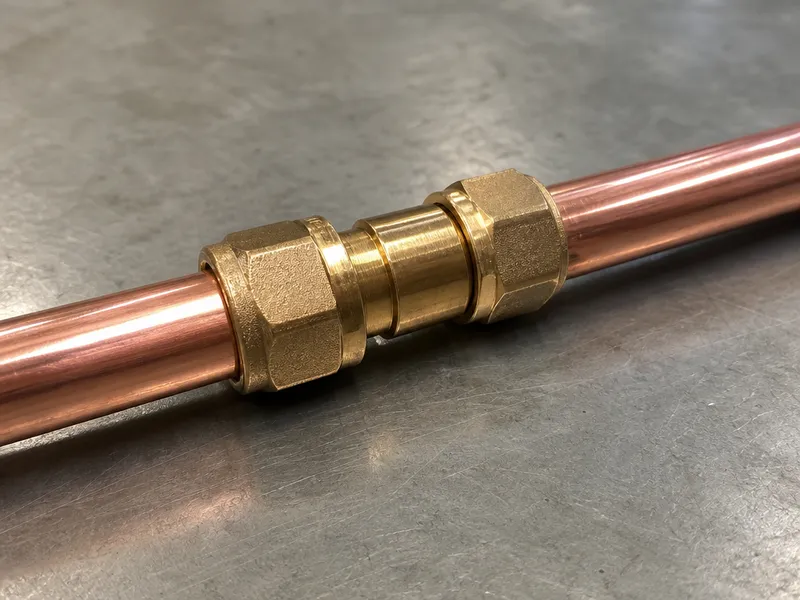 Copper gas pipe
