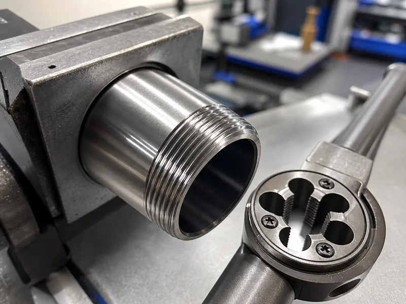 Stainless steel pipe threading