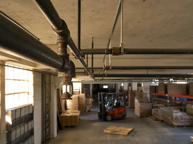 Sprinkler system, warehouse, LIC