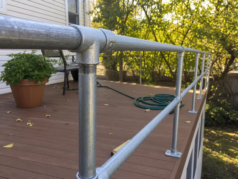 Structural railing, deck, Staten Island
