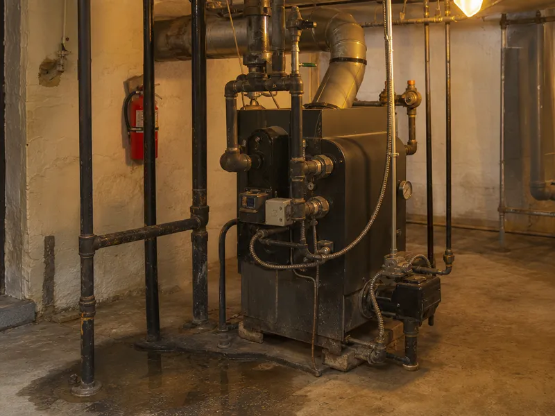 Boiler connection, co-op, Murray Hill