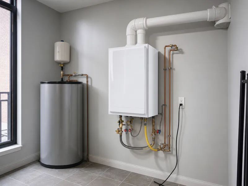 Tankless gas water heater