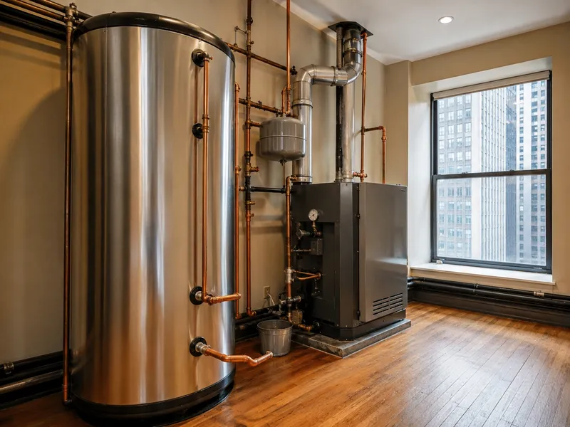 Indirect with boiler in Manhattan high-rise