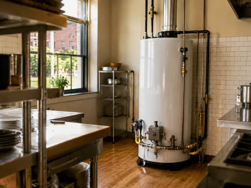 Commercial water heater for Brooklyn restaurant