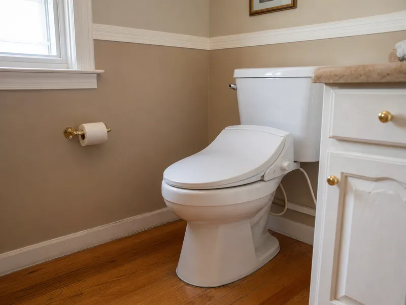 Bidet seat add-on, Bronx home