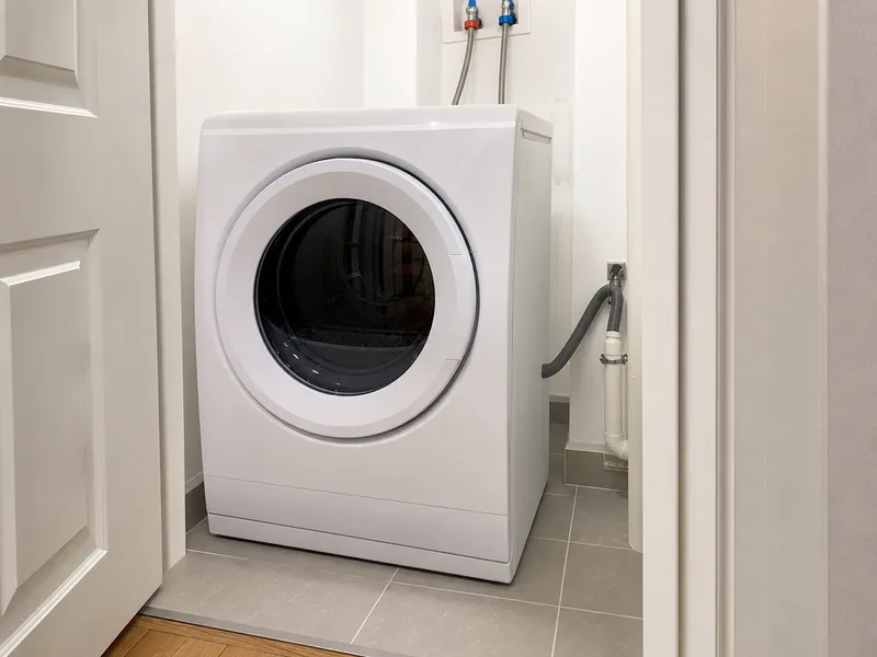 Ventless (condenser) dryer hookup