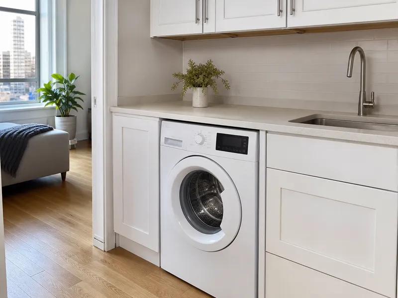 Compact washer dryer hookup