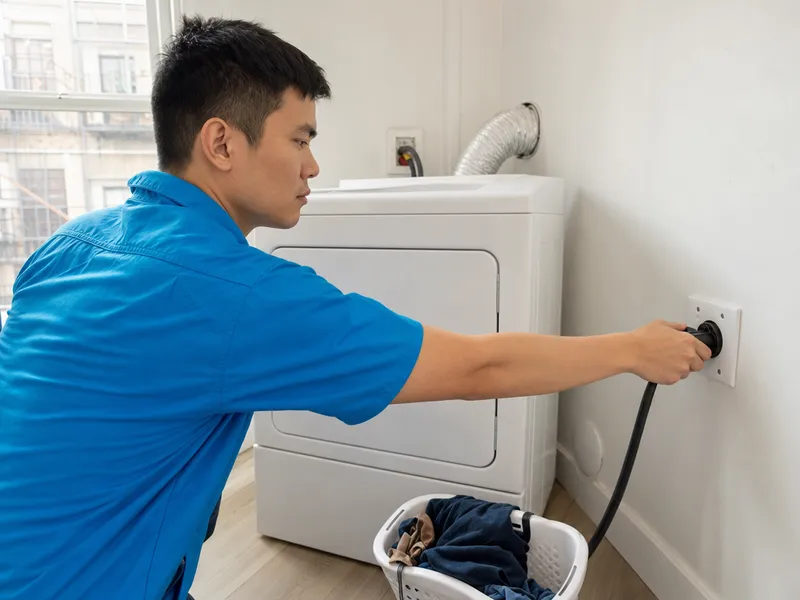 Electric dryer in Brooklyn rental