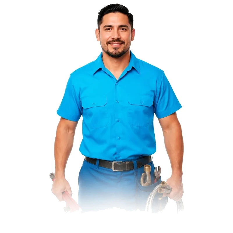 Sewer septic technician portrait