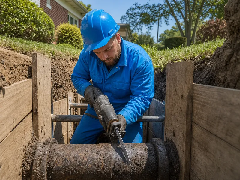 Sewer line repair