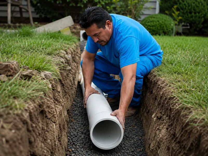 Sewer line replacement