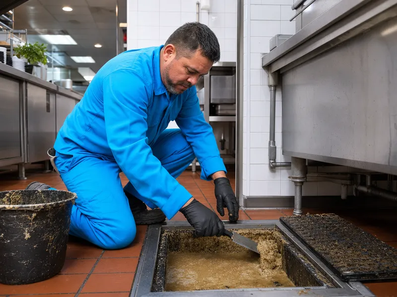 Grease trap cleaning