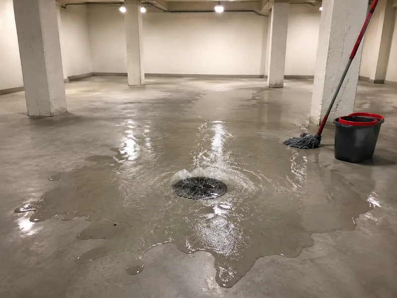 Sewer backup in basement