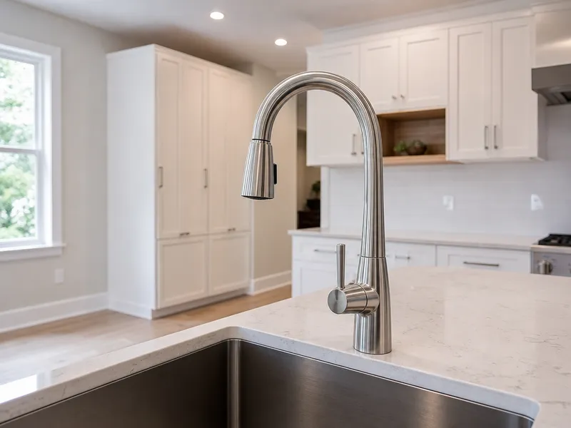 Kitchen faucet with sprayer