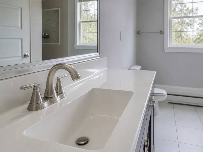 Bathroom faucet — centerset