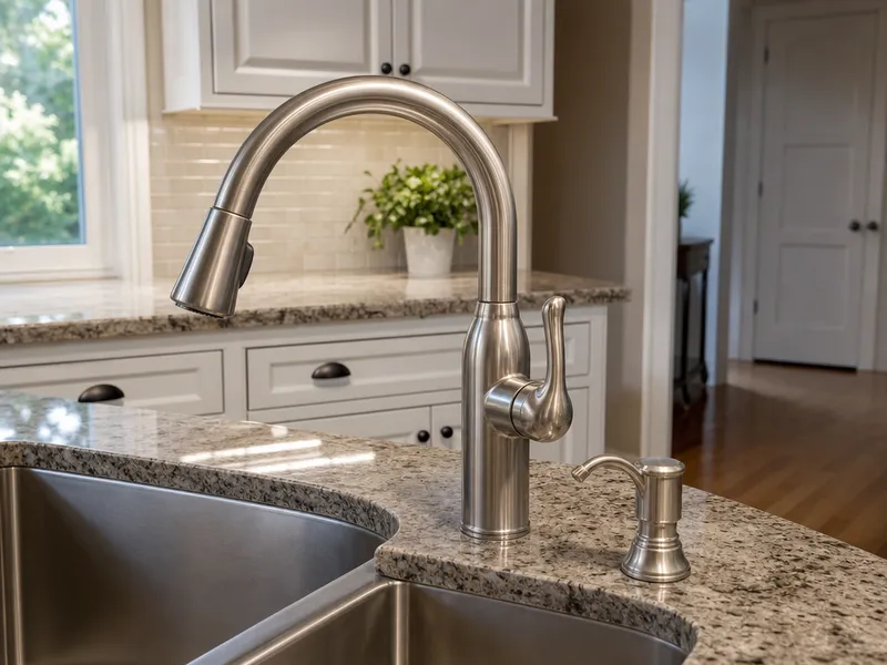 Faucet with soap dispenser