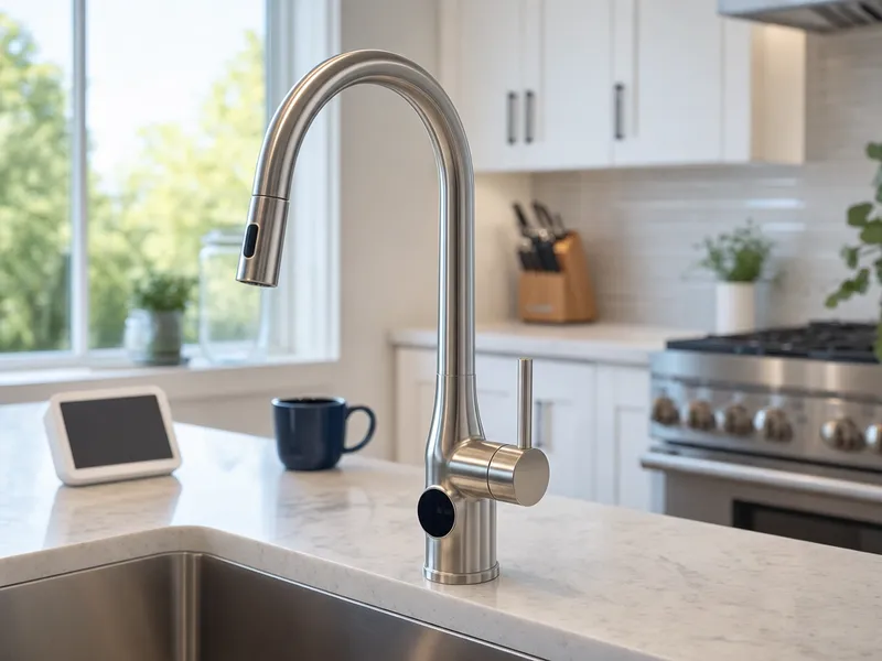 Smart faucet in Brooklyn new build