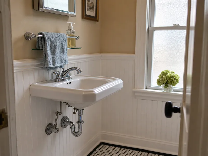 Manhattan powder room