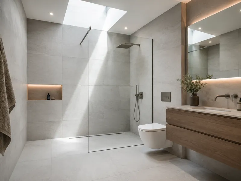 Curbless shower