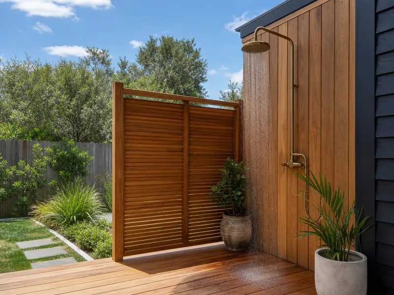 Outdoor shower