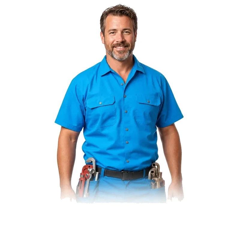 Pipes technician portrait