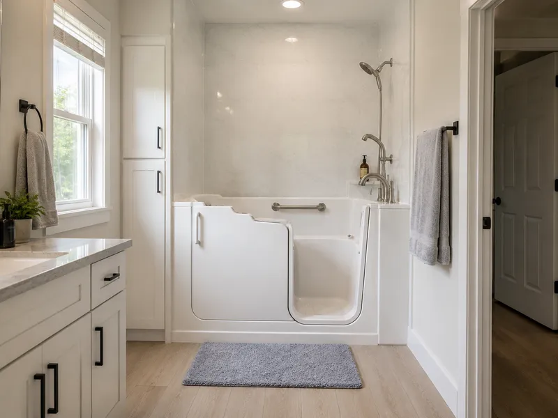 Walk-in tub, Staten Island home