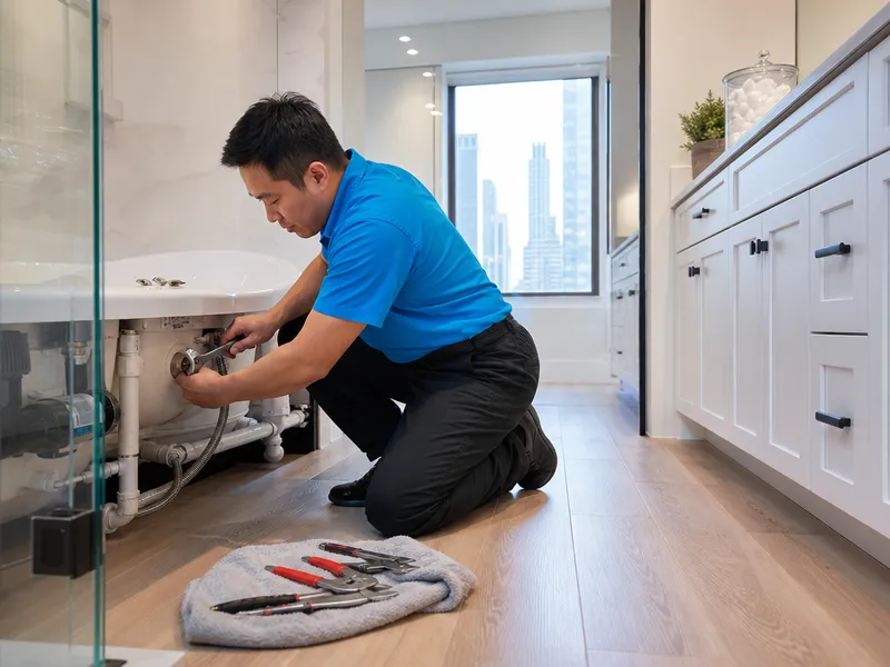 Whirlpool tub, Manhattan condo