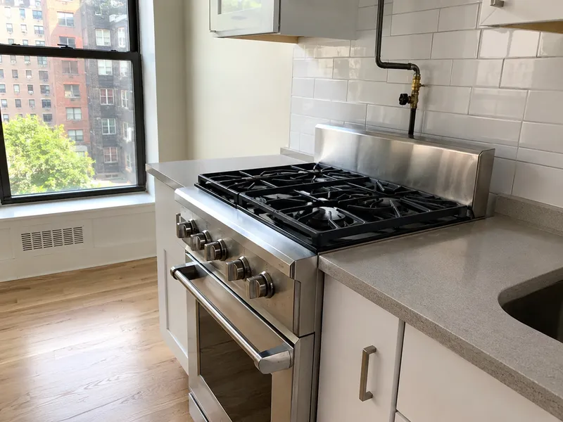Gas stove installation