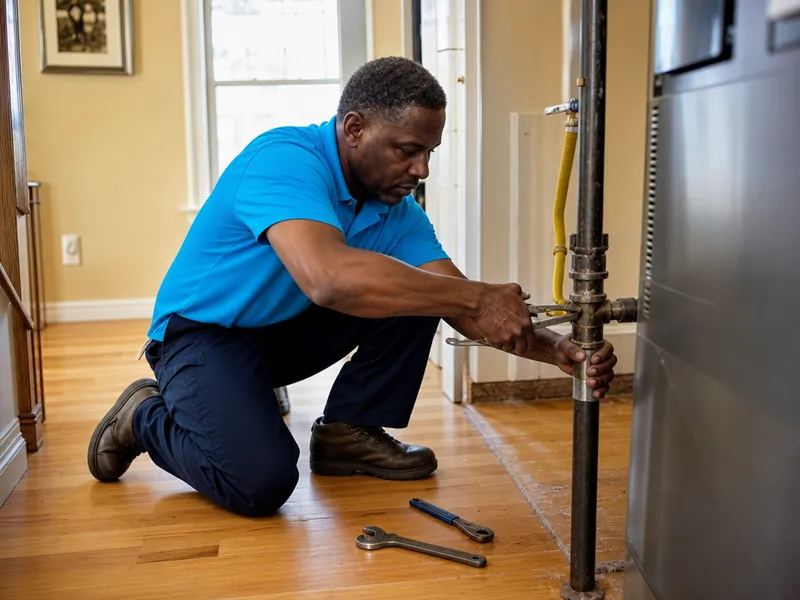 Gas furnace, Bronx home