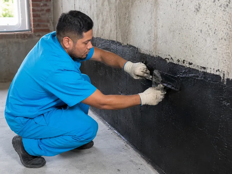 Basement waterproofing