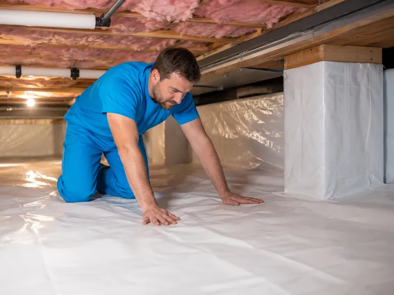 Crawl space encapsulation