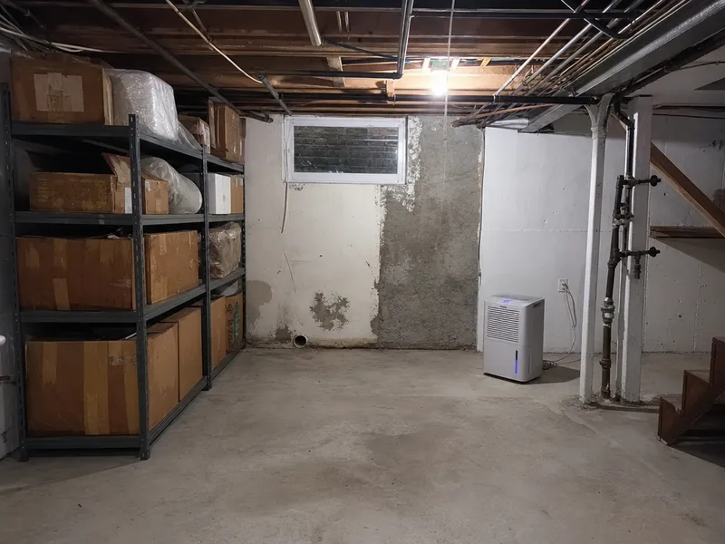 Musty smell in basement