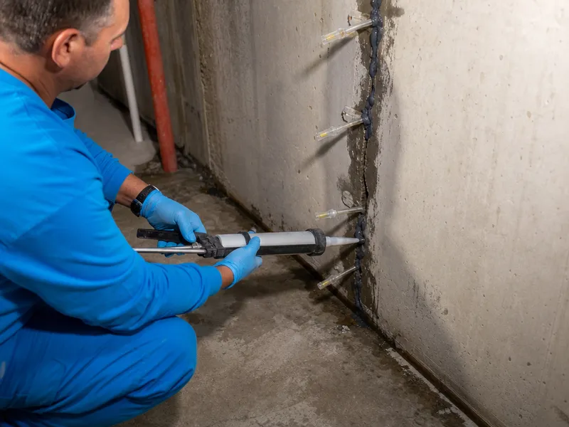 Foundation crack repair