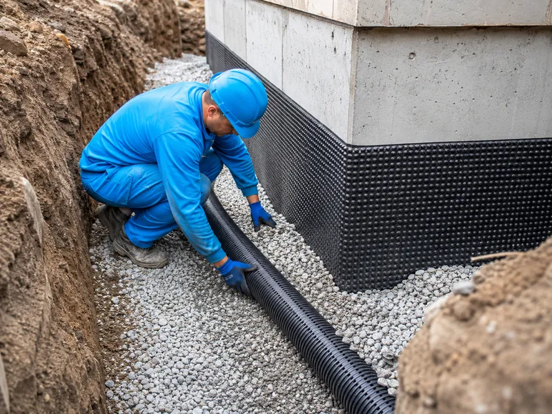 Foundation drainage system