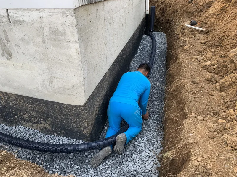 Weeping tile system
