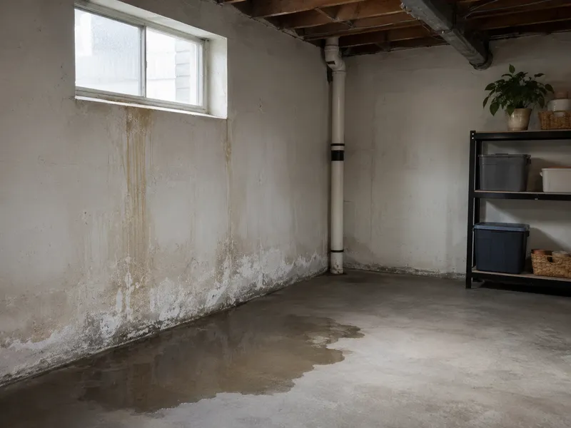 Leaky basement after rain