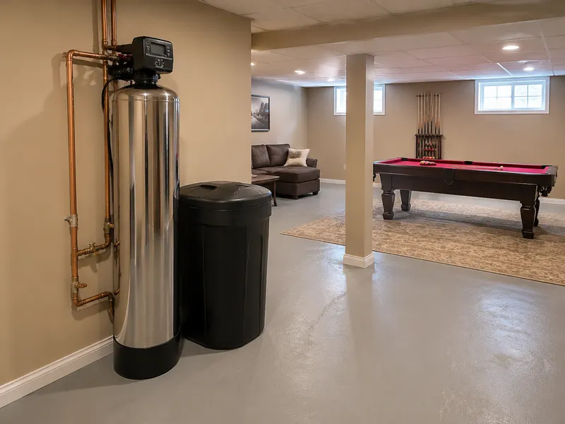 High-capacity water softener for large homes